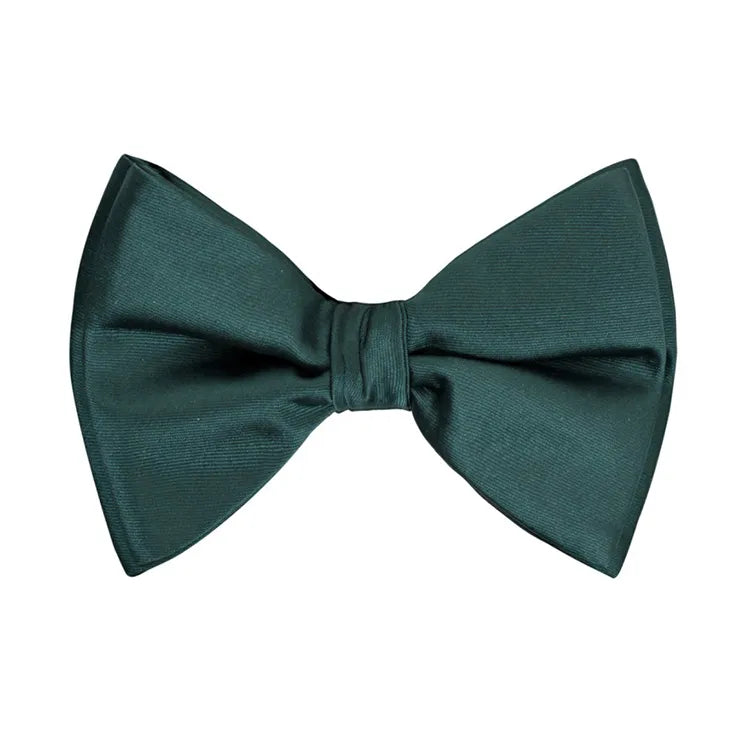 Kids' Solid Butterfly Bow Tie & Hanky