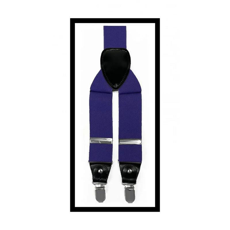 Convertible Clip & Button Suspenders