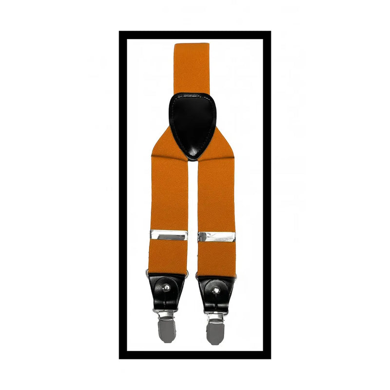 Convertible Clip & Button Suspenders