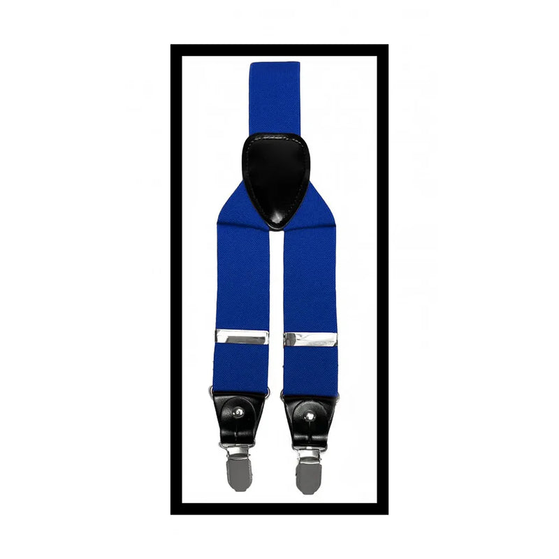 Convertible Clip & Button Suspenders