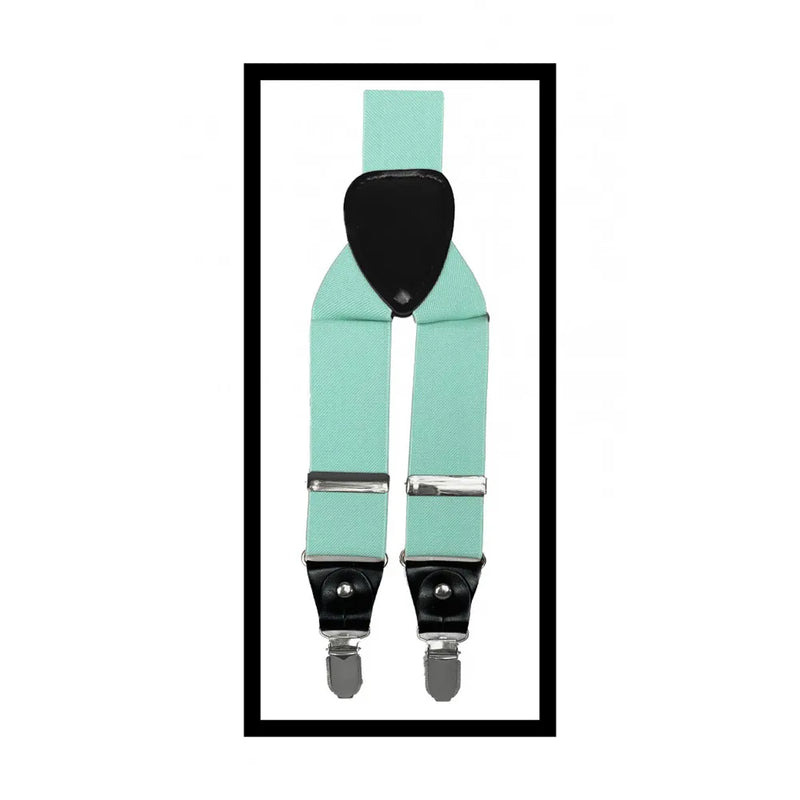 Convertible Clip & Button Suspenders