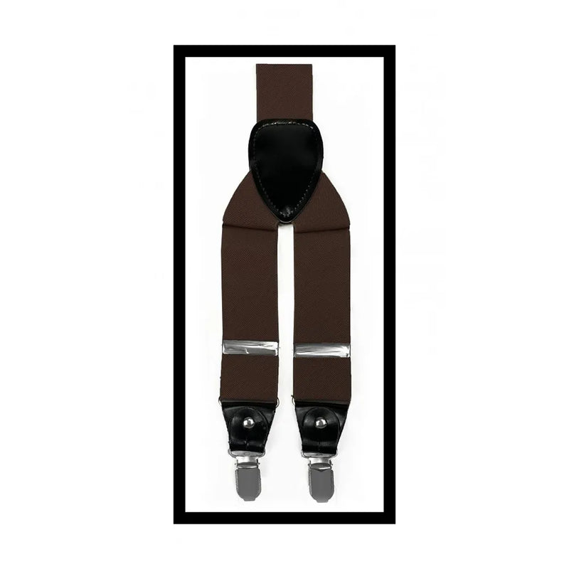 Convertible Clip & Button Suspenders