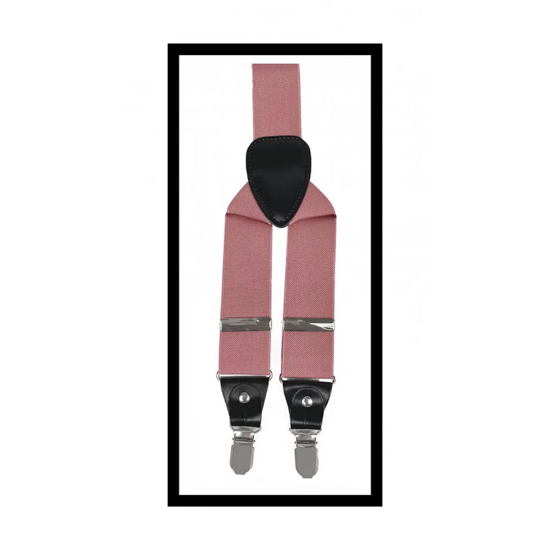 Convertible Clip & Button Suspenders