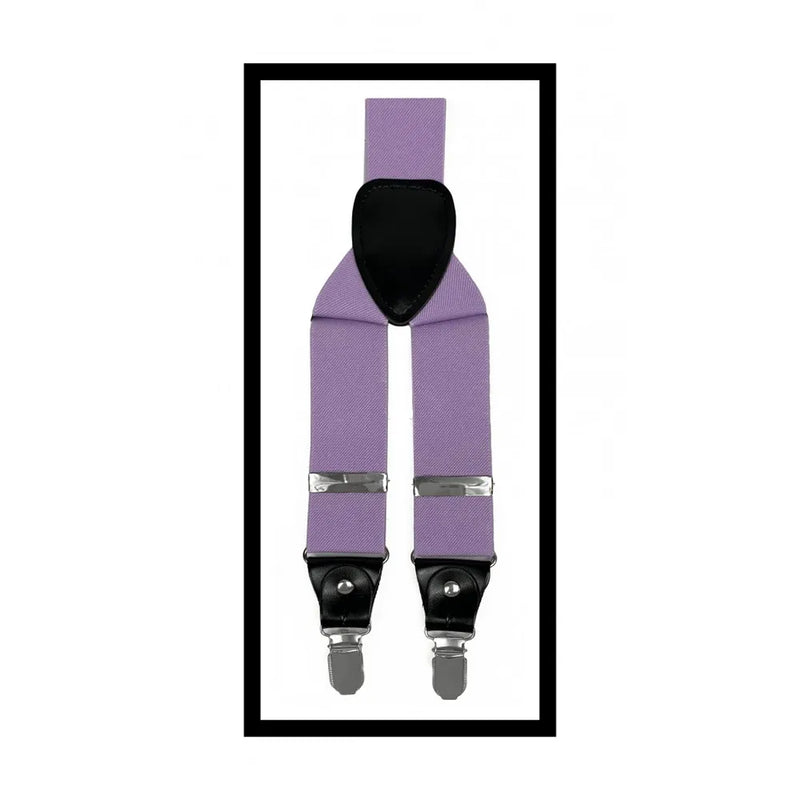 Convertible Clip & Button Suspenders