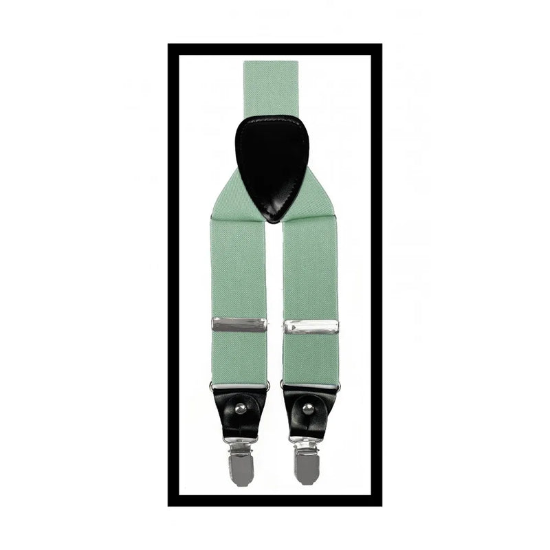 Convertible Clip & Button Suspenders