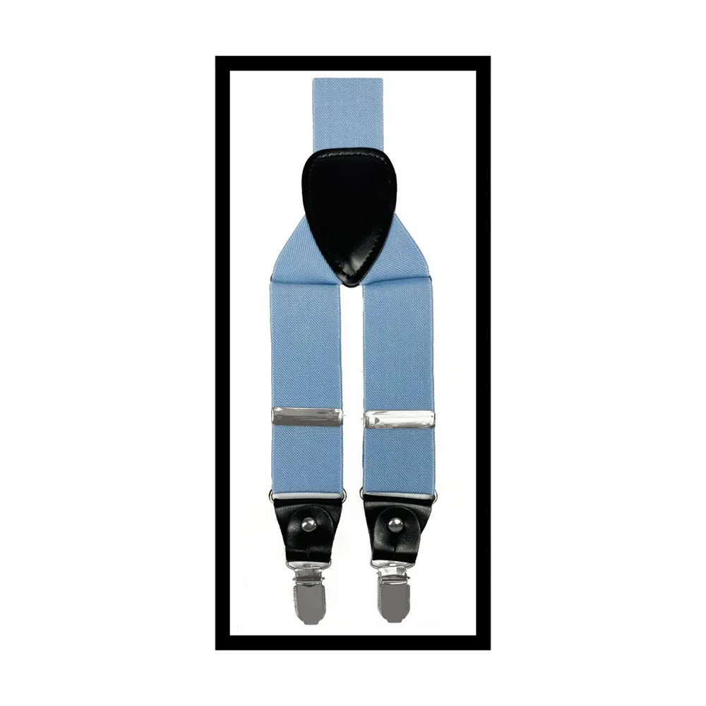 Convertible Clip & Button Suspenders