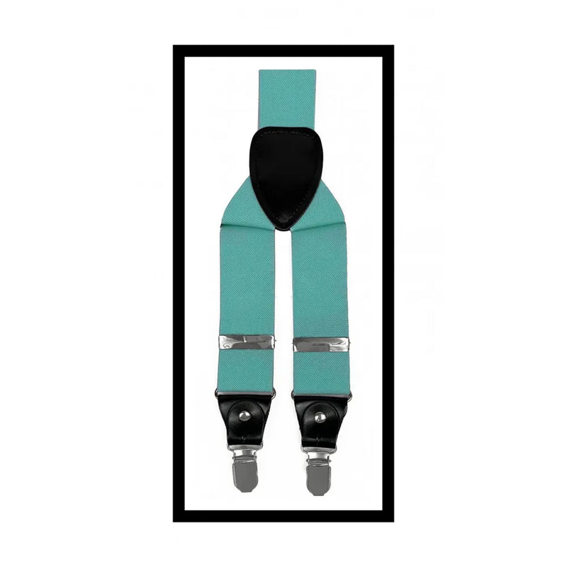 Convertible Clip & Button Suspenders