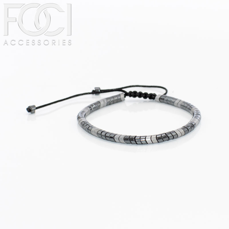 Unisex Cylindrical Beaded Bracelet