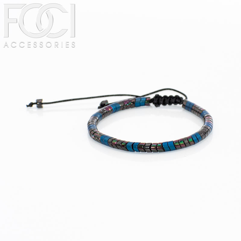 Unisex Cylindrical Beaded Bracelet