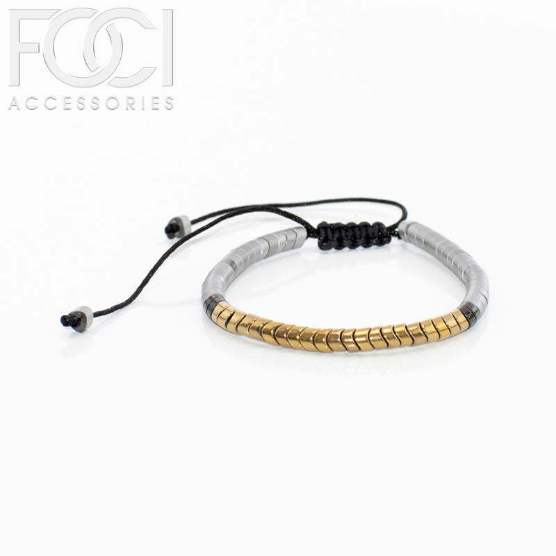 Unisex Cylindrical Beaded Bracelet