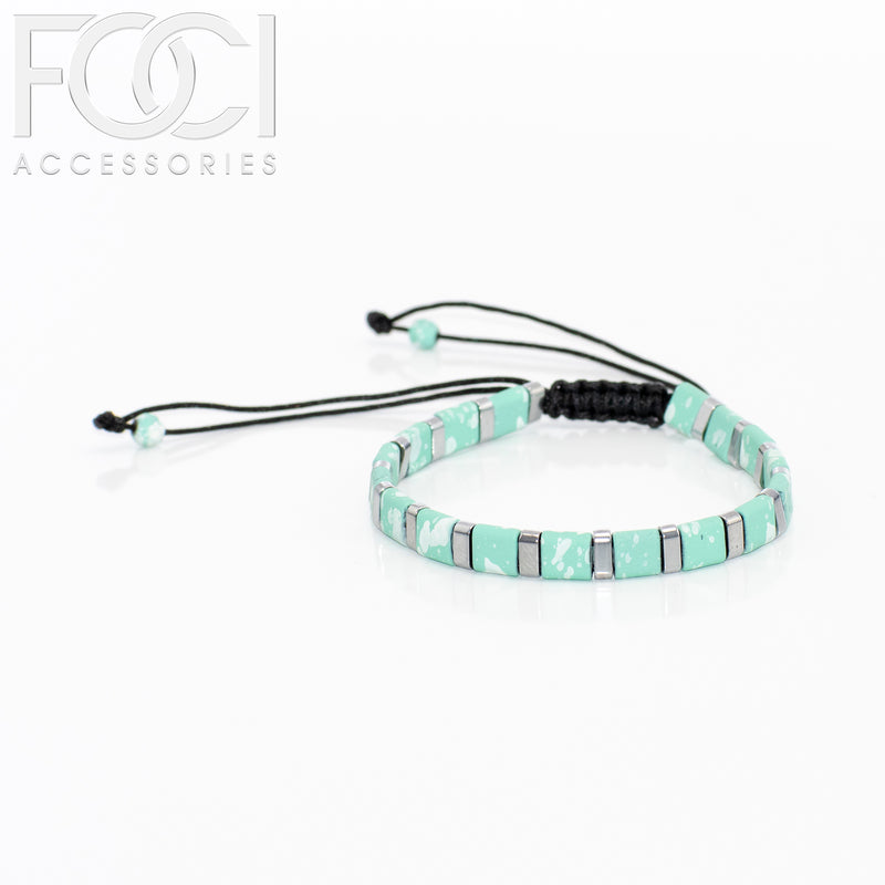 Unisex Rectangle Beaded Bracelet