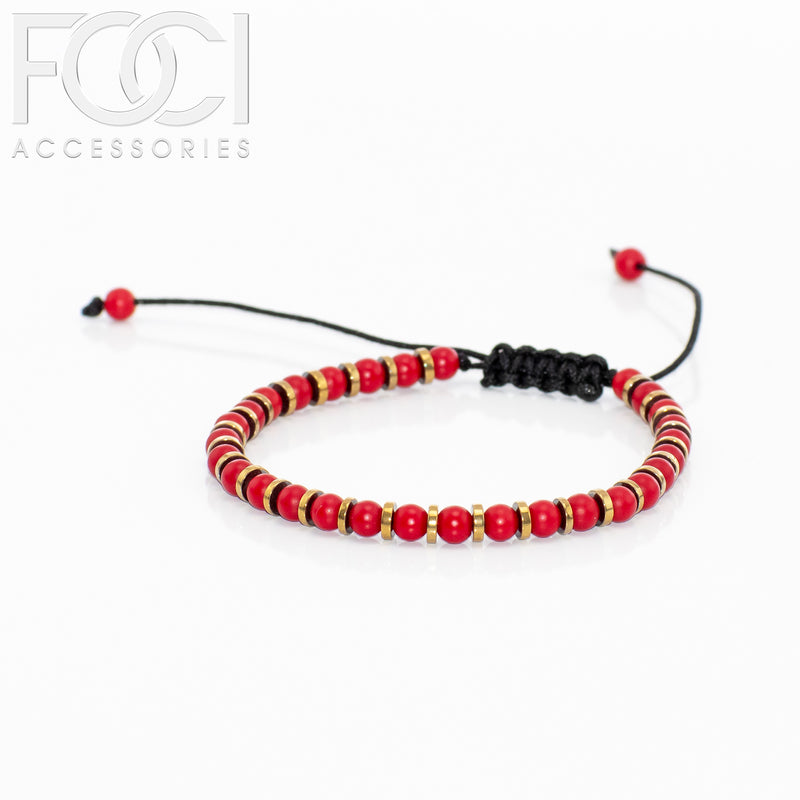 Unisex Spaced Beaded Bracelet