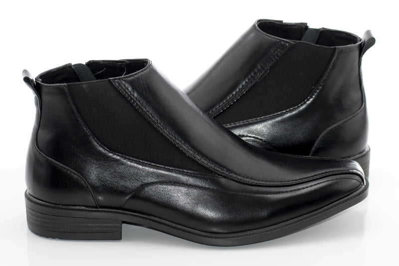 Black Leather Fashion Chelsea Boot