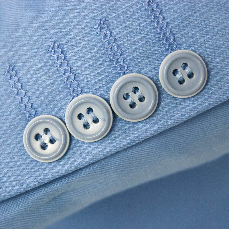 Light Blue 3-Piece Slim-Fit Suit