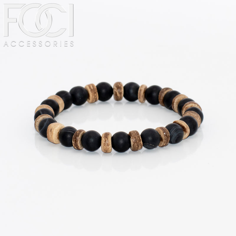 Unisex Large Beaded Bracelet