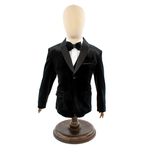 Black Velvet 3-Piece Kids Tuxedo Set