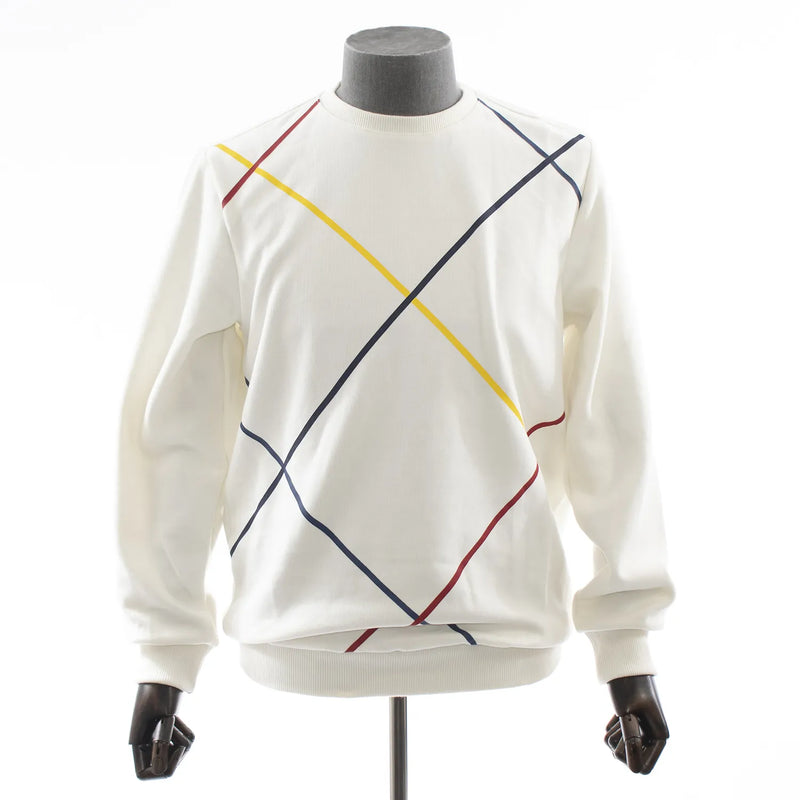 White Crew-Neck Sweatshirt