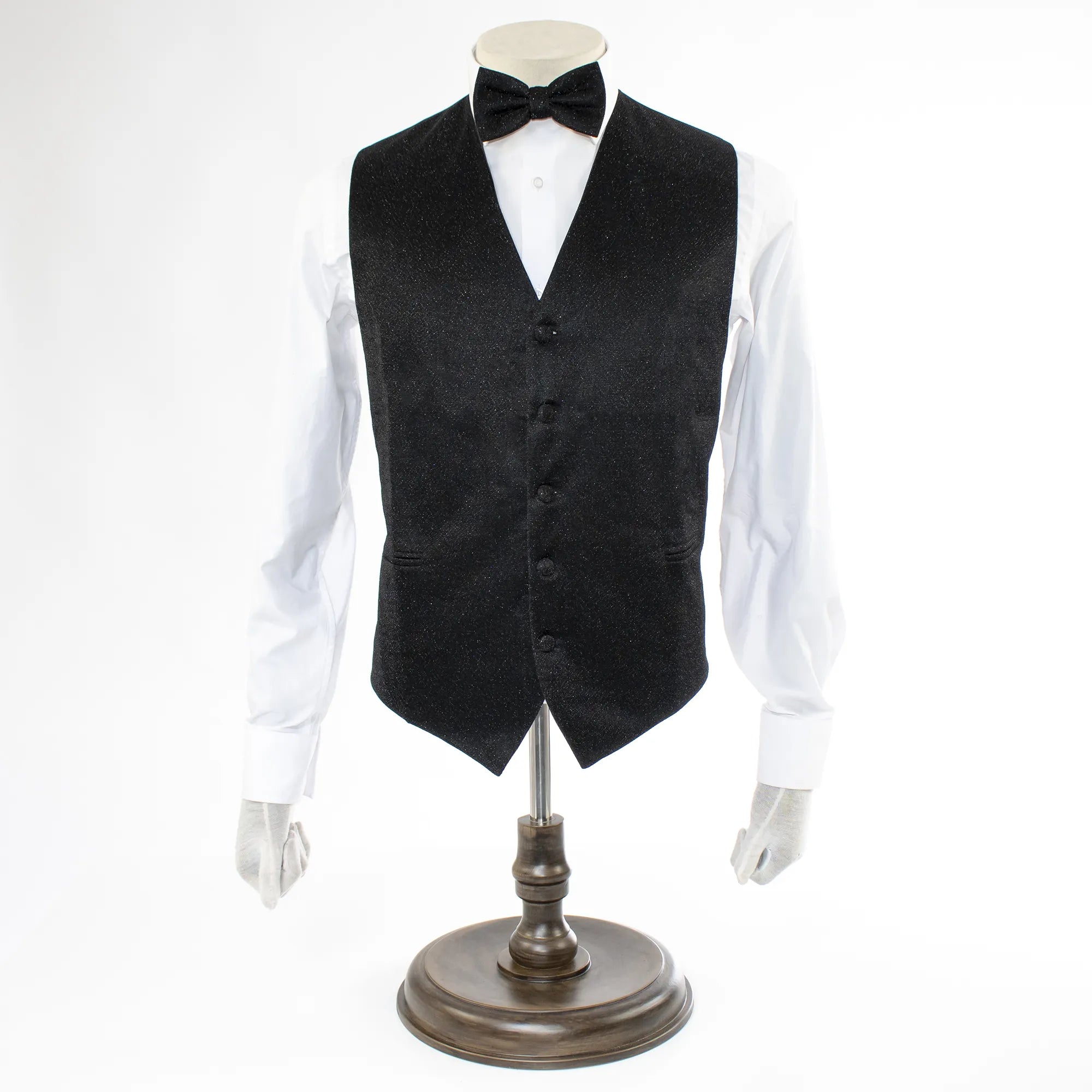 Glitter Vest and Bow Tie Set