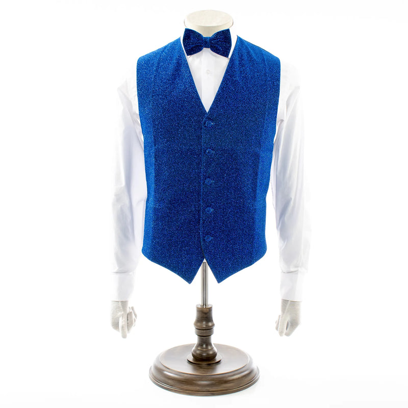 Glitter Vest and Bow Tie Set