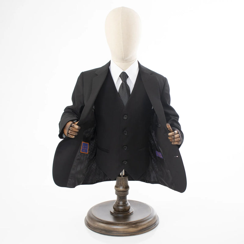 Black Premium 3-Piece Kid's Suit