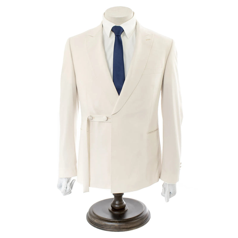 Men's Beige 2-Piece Slim Fit Suit