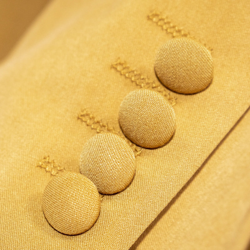 Men's Mustard Yellow 2-Piece Slim Fit Suit