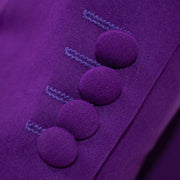 Men's Purple 2-Piece Slim Fit Suit