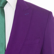 Men's Purple 2-Piece Slim Fit Suit