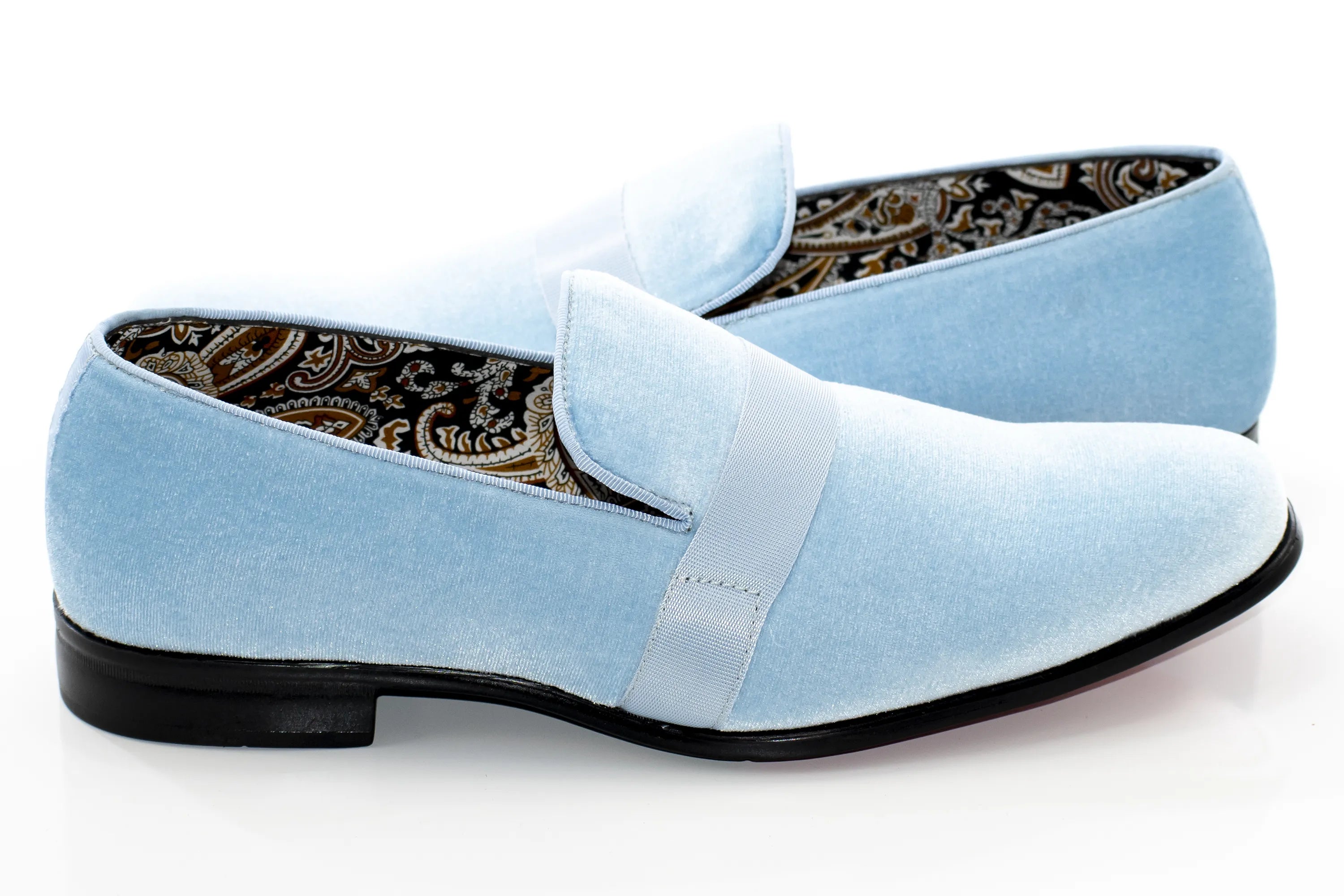 light blue dress shoes Blue Buckle Dress Shoes D1240｜Formal Occasions｜VICHYKING – VichyKing®