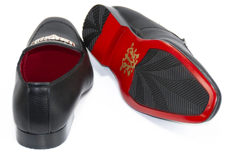Black Designer Dress Loafer