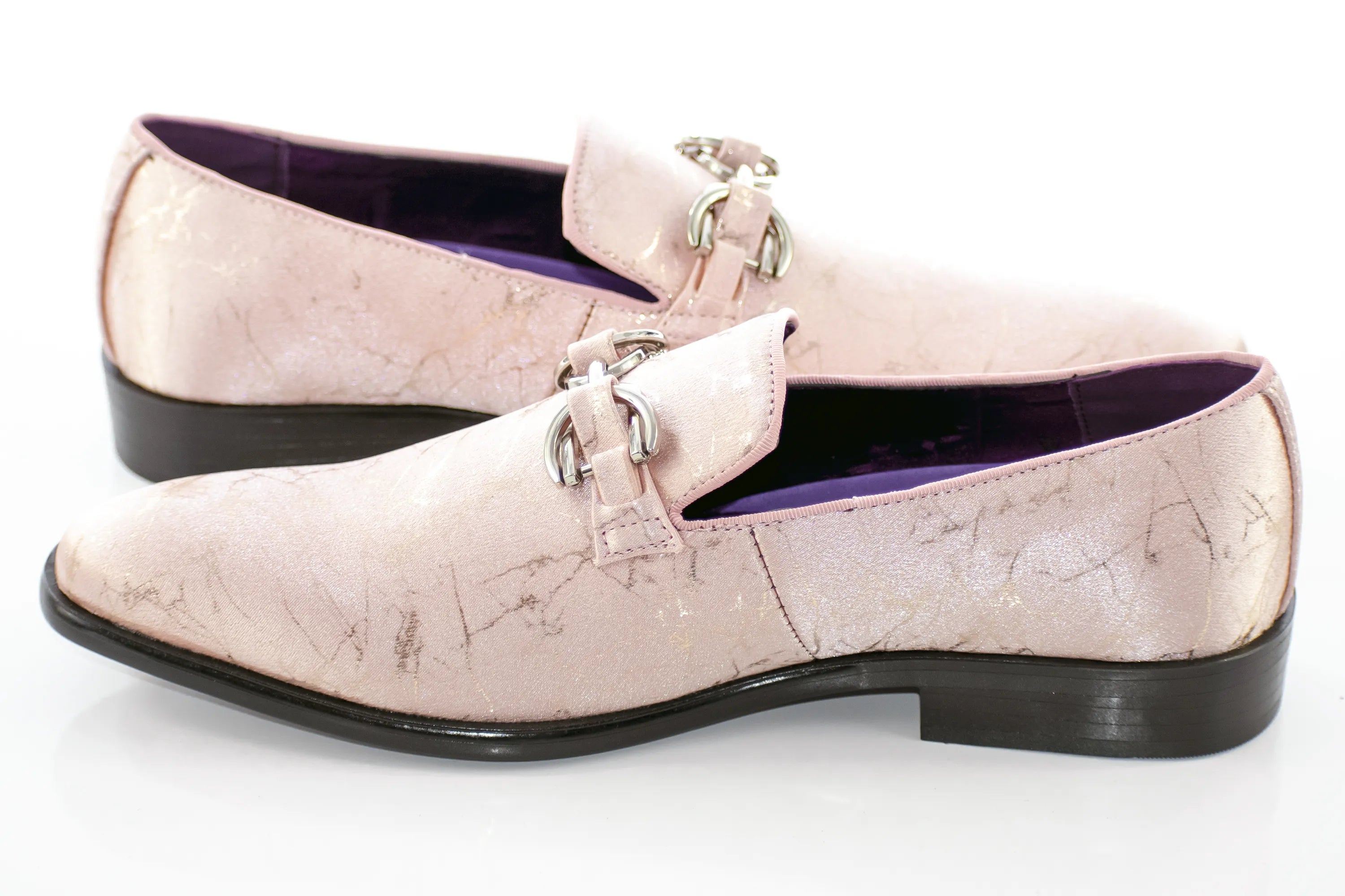Salmon Distressed Bit Smoking Loafer