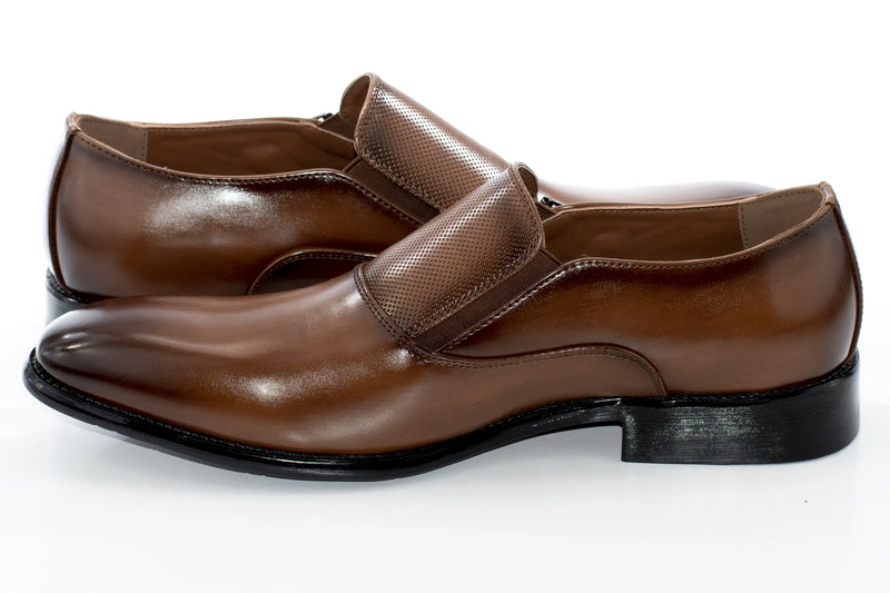 Brown Leather Elegance Monk Strap