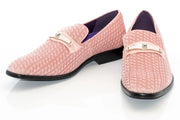 Men's Pink Bit-Loafer