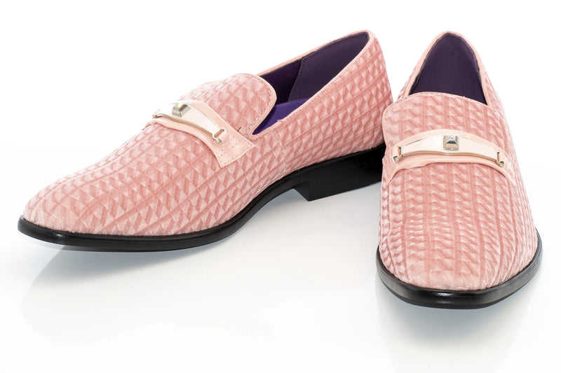 Men's Pink Bit-Loafer