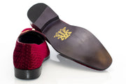 Men's Burgundy Bit-Loafer