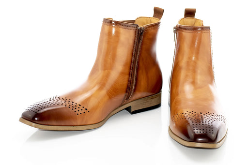 Tan Leather Chelsea Boot