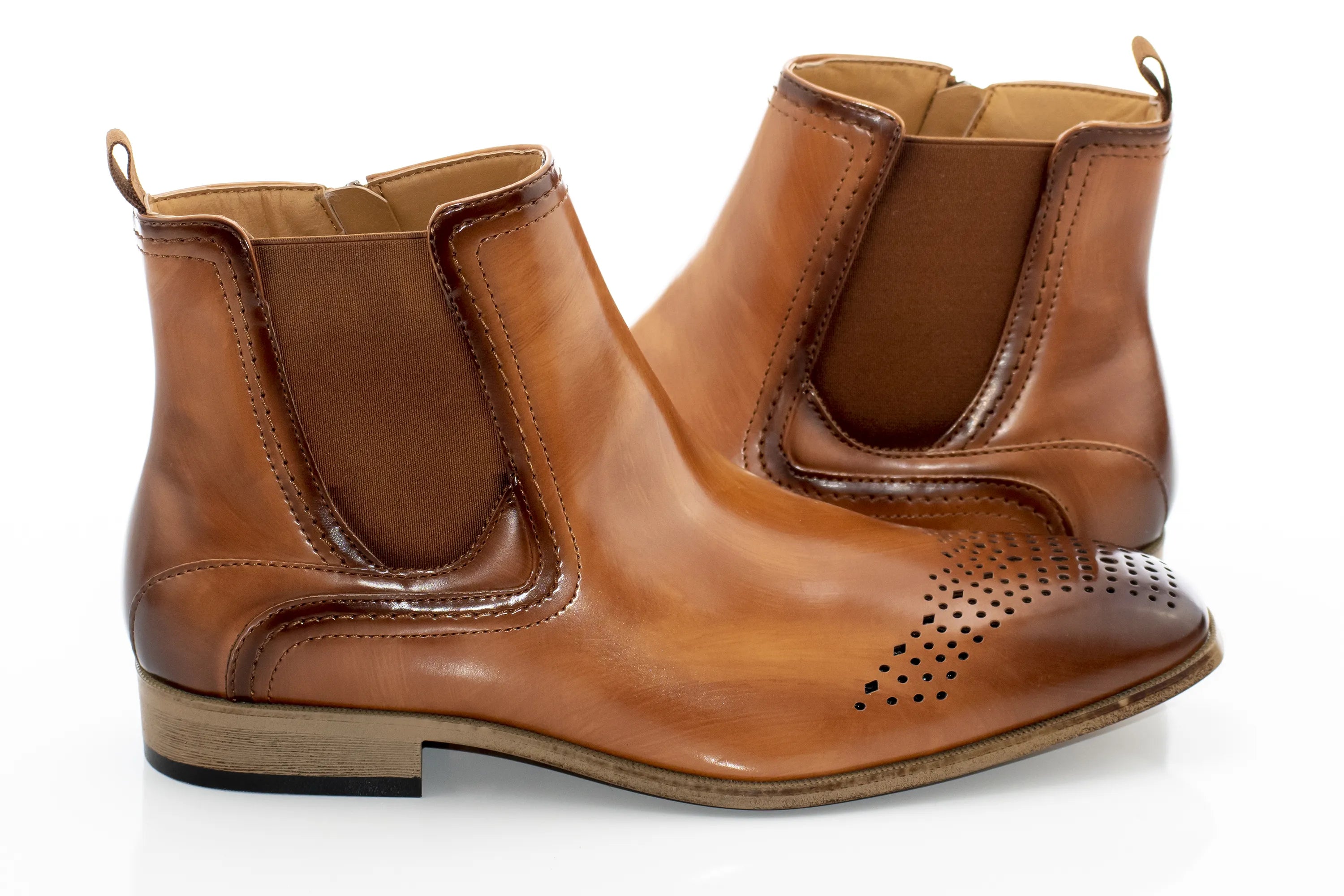 Tan Leather Chelsea Boot