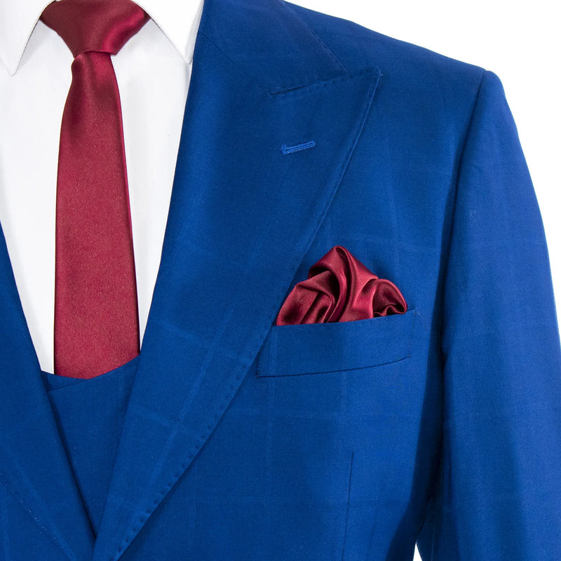 Royal Window Check 3-Piece Regular-Fit Suit