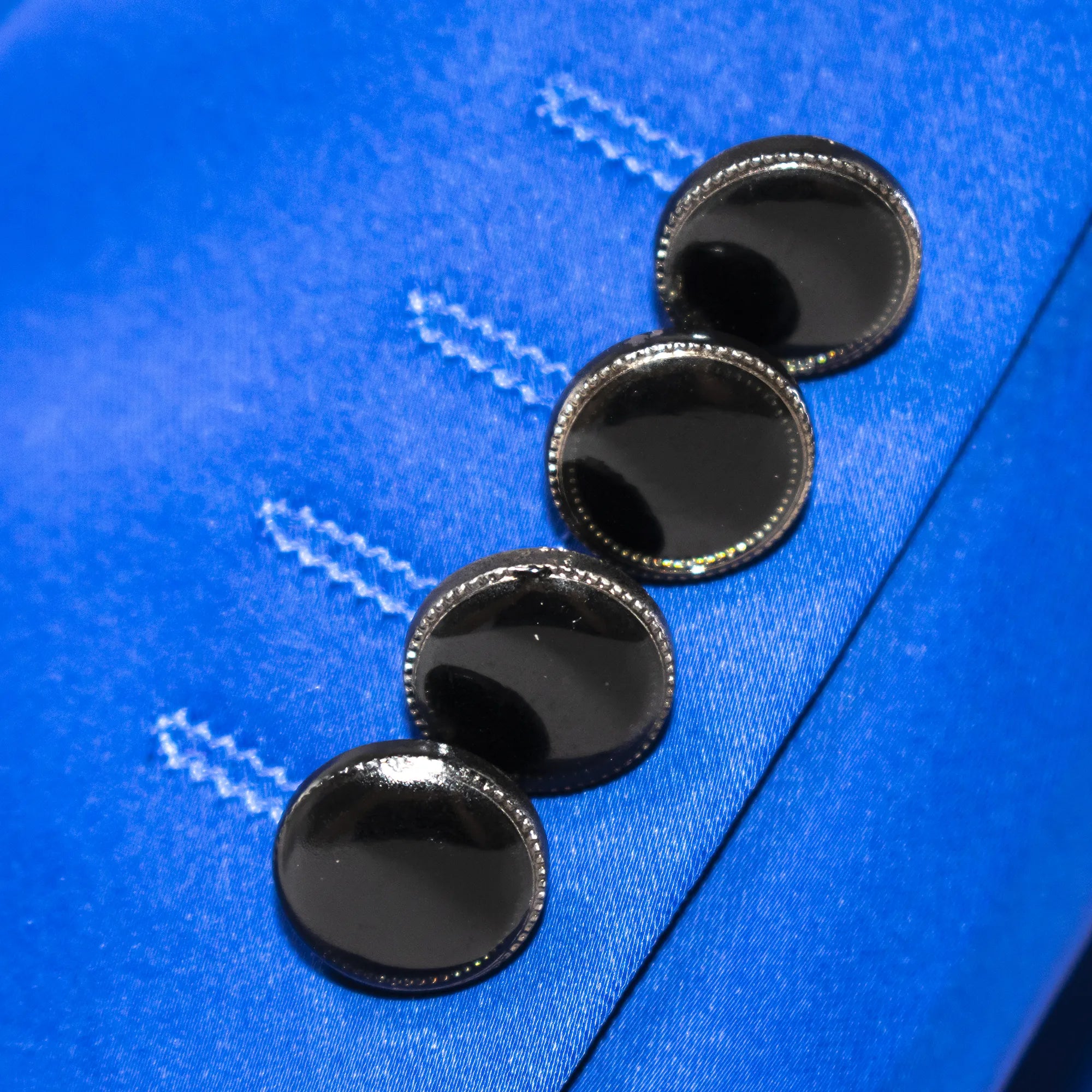 Royal Blue Satin 2-Piece Slim-Fit Tuxedo