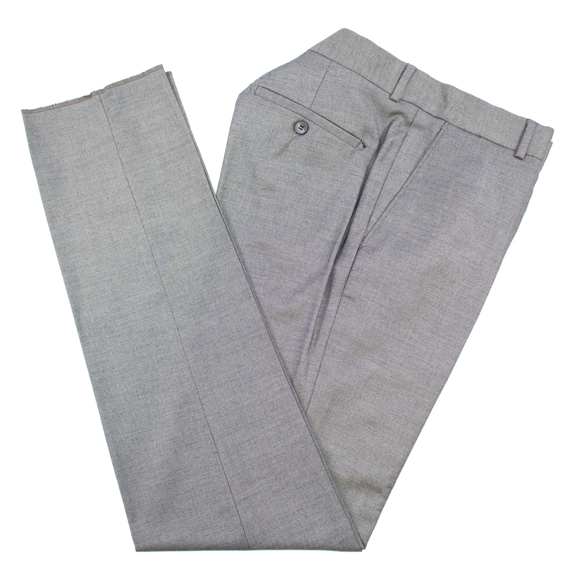 Gray Plaid 3-Piece Tailored-Fit Suit With Peak Lapels