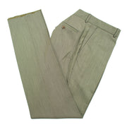 Men's Olive Green Plaid 3-Piece Tailored-Fit Suit With Peak Lapels