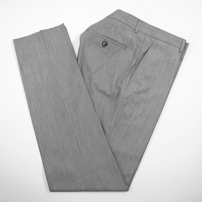 Men's Gray And Red Plaid 3-Piece Tailored-Fit Suit With Peak Lapels