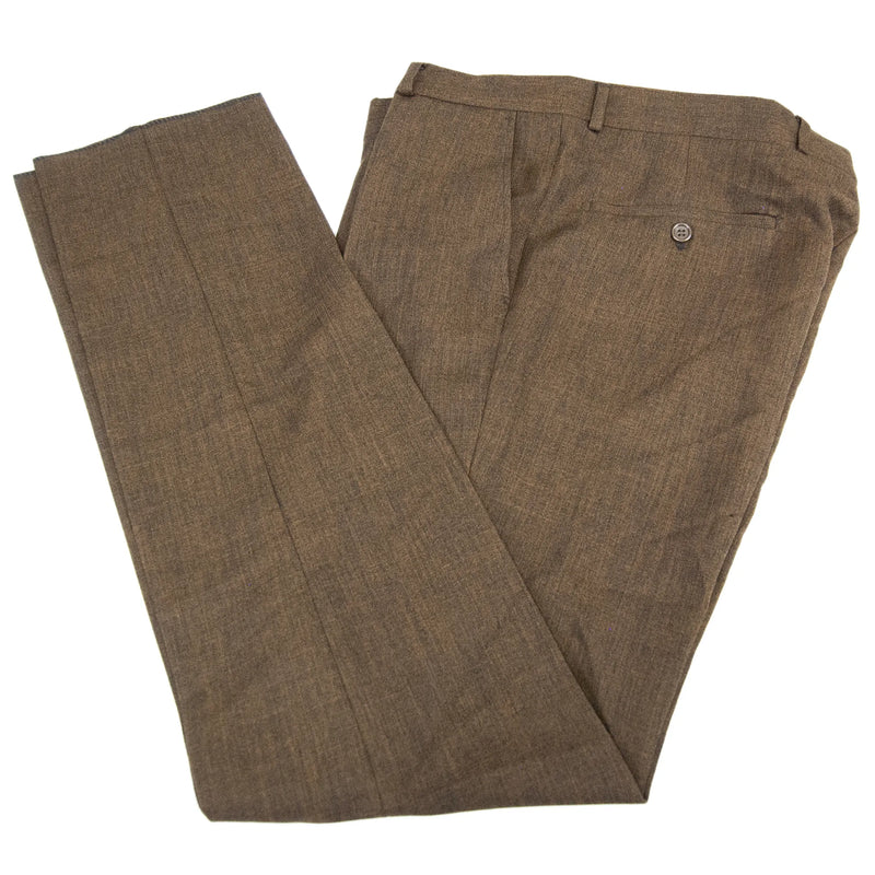 Brown Twill Designer 3-Piece Suit