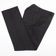 Men's Black And Gray Plaid 3-Piece Modern Fit Wool Suit