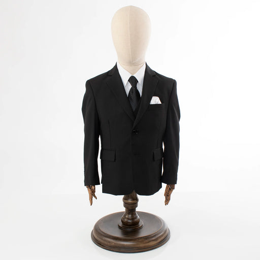Black 3-Piece Kids Premium Suit For Boys