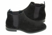 Men's One Color Black Suede Chelsea Boot