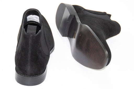 Men's One Color Black Suede Chelsea Boot