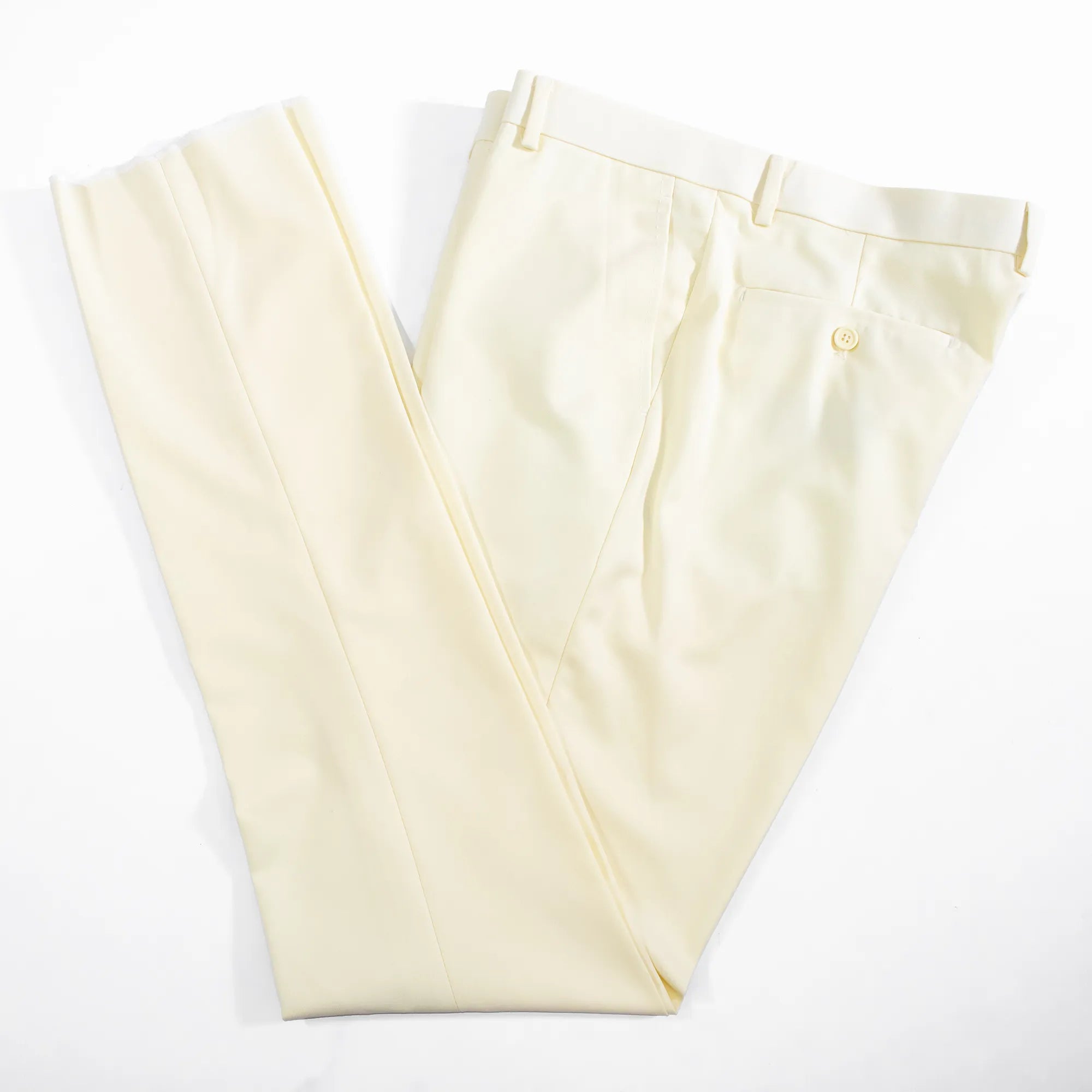 Men's Off White 3-Piece Floral Tuxedo