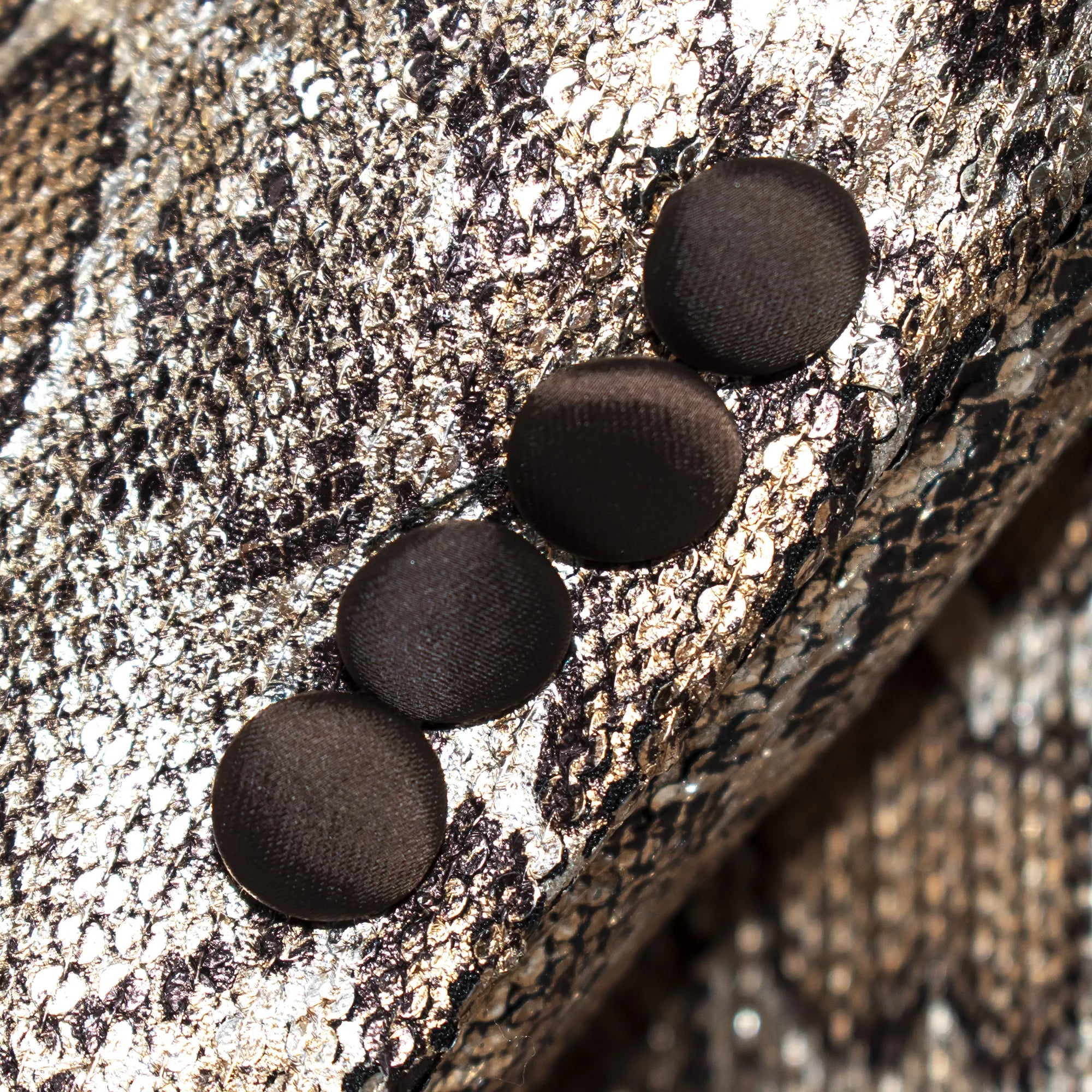 Men's Bronze Snakeskin Slim-Fit Jacket