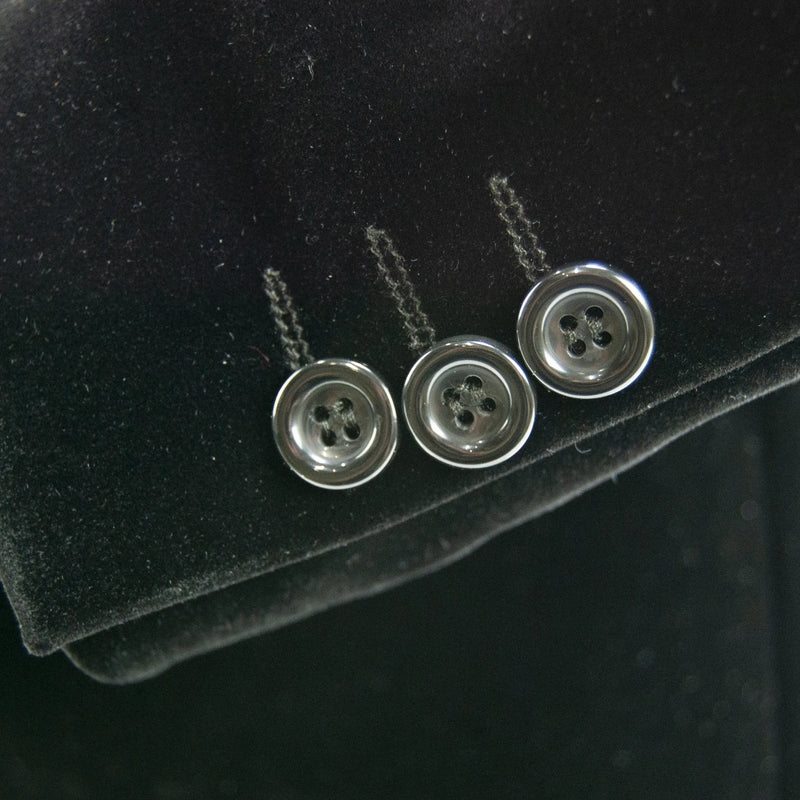 Black Velvet Slim-Fit Dinner Jacket